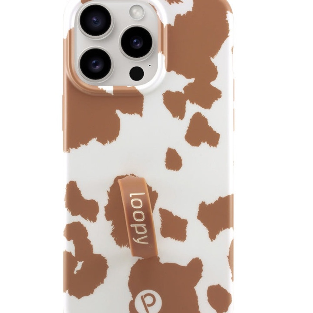 Loopy Case Cow Print iPhone 15 Pro Max